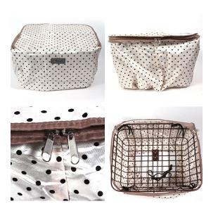 自転車 前かごカバー 防水 かわいい おしゃれ...の詳細画像3