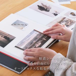 フォトアルバム 貼るタイプ 大容量 粘着タイプ...の詳細画像4