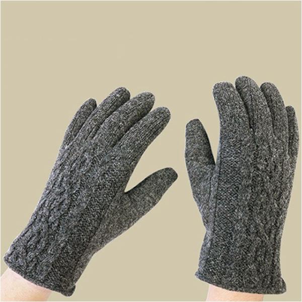 手袋 レディース 通販 ウール 極暖 裏ボア あったか スマホ対応 5本指 刺繍 暖かい スマホ ス...
