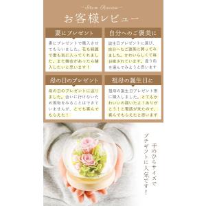 プリザーブドフラワー ガラスドーム 通販 フラ...の詳細画像3