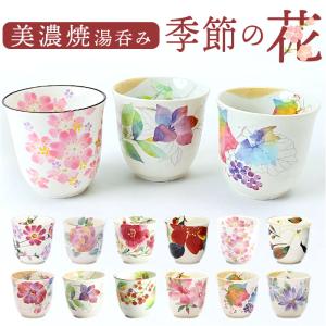 お茶呑茶碗 五色花結晶 5客セット ( 名入れ有料 初任給 プレゼント 母