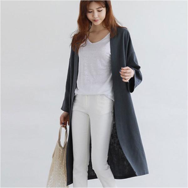 トレンチコート レディース 通販 スプリングコート ロング ロング丈 コート チェスターコート カー...