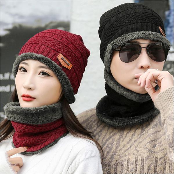 ニット帽 通販ニット帽 レディース スヌード 2点セット ニット帽子 ニット 帽子 裏起毛 ふわふわ...