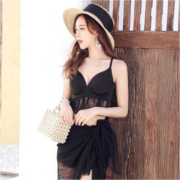 レディース 水着 3点セット 通販 体型カバー ビキニ セパレート タンキニ 海水着 水泳着 スイム...