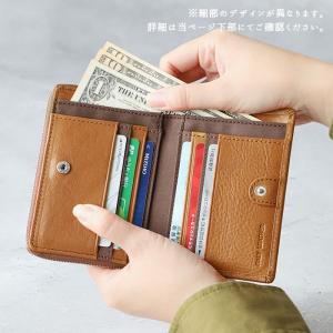 財布 通販財布 メンズ 二つ折り 二つ折り財布...の詳細画像2
