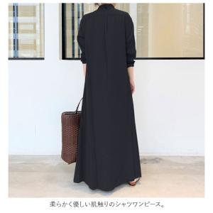 シャツワンピース 通販シャツワンピース 長袖 ...の詳細画像2