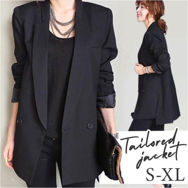 テーラードジャケット ロング レディース 通販 テーラード ジャケット アウター オフィスカジュアル...