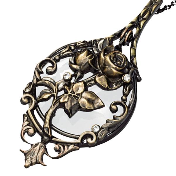 ルーペ ペンダント 通販 ペンダントルーペ おしゃれ 携帯用ルーペ 拡大鏡 虫眼鏡 虫めがね フリッ...