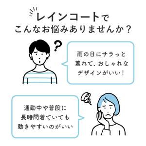 レインコート 通販レインコート レディース ロ...の詳細画像1