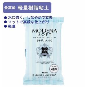 パジコ モデナソフト 粘土 150g 高級樹脂粘土 ホワイト