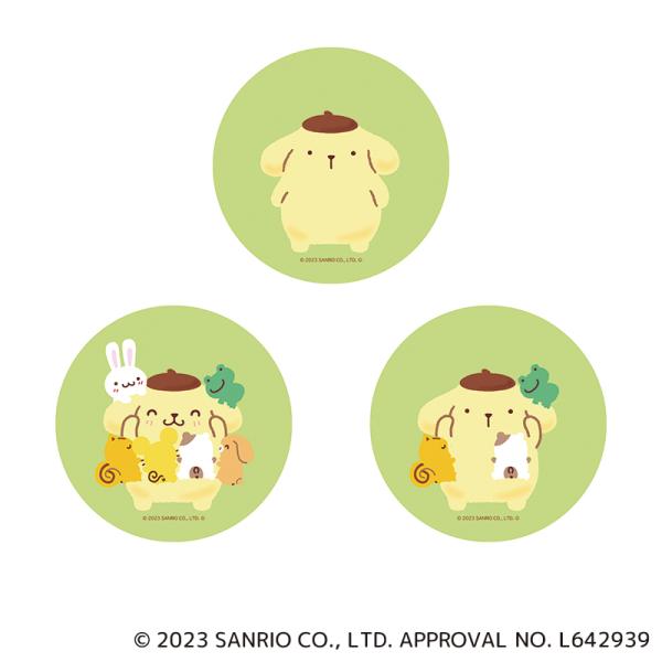 サンリオ ポムポムプリン グッズ 通販 POMPOMPURIN 缶バッジ まじかる百貨店缶バッジ 4...