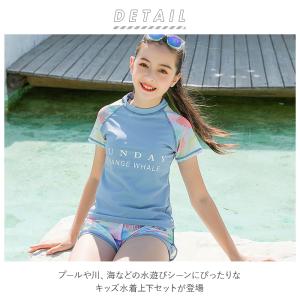 キッズ 水着 女の子 セパレート 通販 2点セ...の詳細画像1