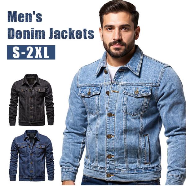 ジージャン メンズ デニムジャケット 通販 デニム ジャケット カジュアル ジャケットメンズ アウタ...