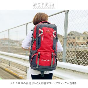 登山 リュック 通販 大容量 60l レディー...の詳細画像1