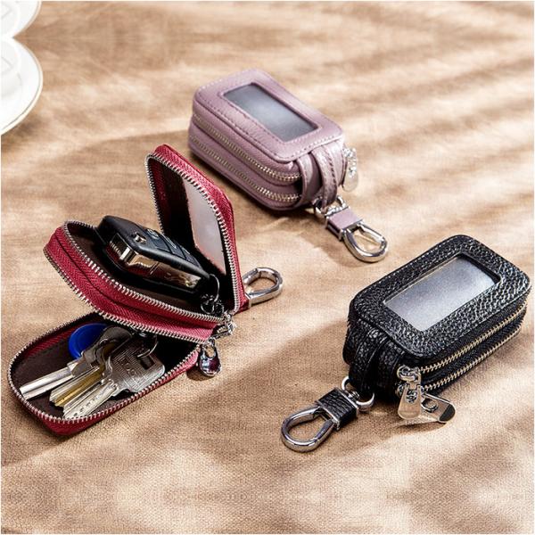 スマートキーケース 窓付き 通販 キーケース スマートキー スマートキーカバー キーホルダー 2個収...