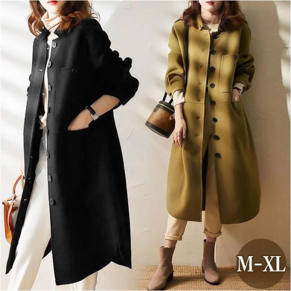 チェスターコート レディース 通販 ロング コート ラシャコート トレンチコート アウター ジャケッ...