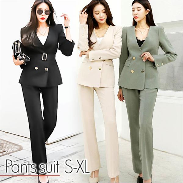 ビジネススーツ レディース?セットアップ 通販 パンツスーツ フォーマルスーツ ジャケット パンツ ...