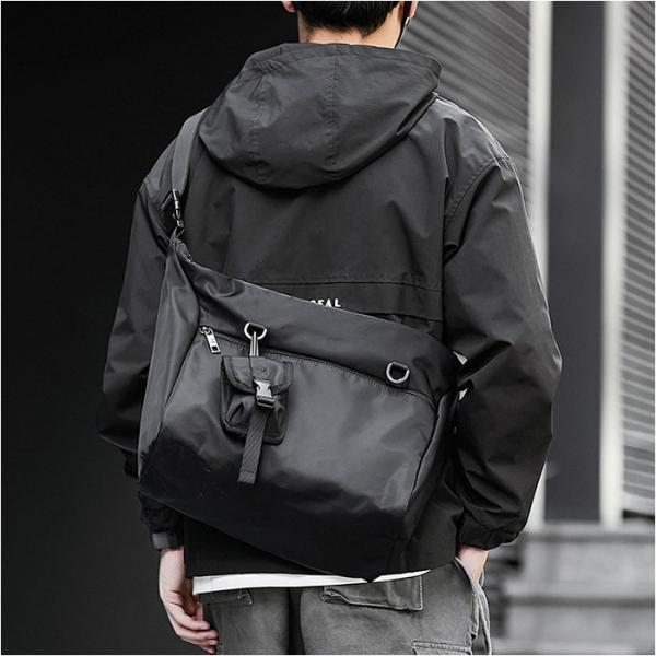 メッセンジャーバッグ 超軽量 メンズ 通販 メッセンジャーバック ショルダーバッグ ボディーバッグ ...