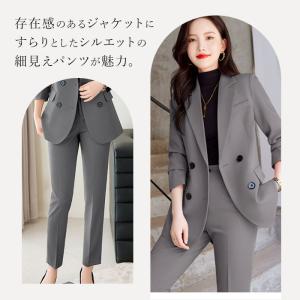 レディース スーツ セットアップ ビジネス 通...の詳細画像4
