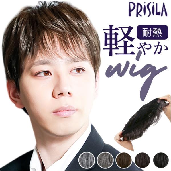 プリシラ prisila ウィッグ ストレートショート メンズ GB-21 通販 男性用部分かつら ...