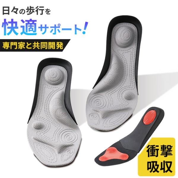 インソール 中敷き 衝撃吸収 通販 パワースリム アクティブインソール 中敷 薄型 薄い 薄手 トレ...