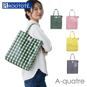 ルートート トートバッグ ラミネート ROOTOTE 1028 通販 トートバック レッスンバッグ A4 縦型 縦長 レディース 通学 通勤 手提げバッグ 手提げかばん