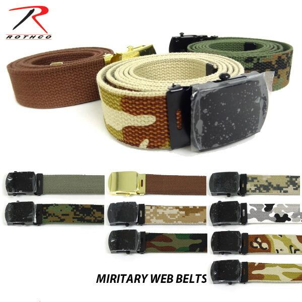 ベルト メンズ カジュアル おしゃれ ロスコ ミリタリー ミリタリーベルト ウェブベルト ミリタリー