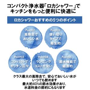 浄水器 ロカシャワー クリタック ロカシャワー...の詳細画像1