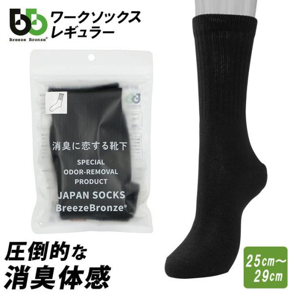 消臭靴下 メンズ 通販 靴下 ビジネス ブランド BreezeBronze ブリーズブロンズ ワーク...