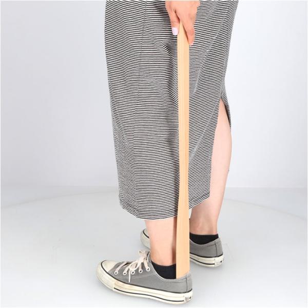 靴べら 通販 65cm 靴ベラ くつべら シューホーン 木製 玄関 シンプル デザイン ウッド 天然...