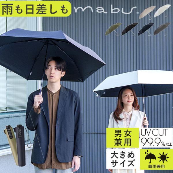 マブ 通販マブ 傘 mabu 折りたたみ 晴雨兼用 65cm メンズ レディース 折りたたみ傘 折り...