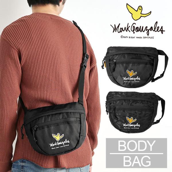 ボディバッグ メンズ ブランド 通販 Mark Gonzales マークゴンザレス ショルダーバッグ...