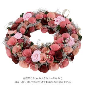 リース 通販リース 造花 玄関 母の日 プレゼ...の詳細画像2