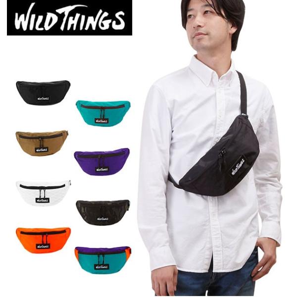 ウエストバッグ WILD THINGS ワイルドシングス  通販 ボディバッグ メンズ レディース ...