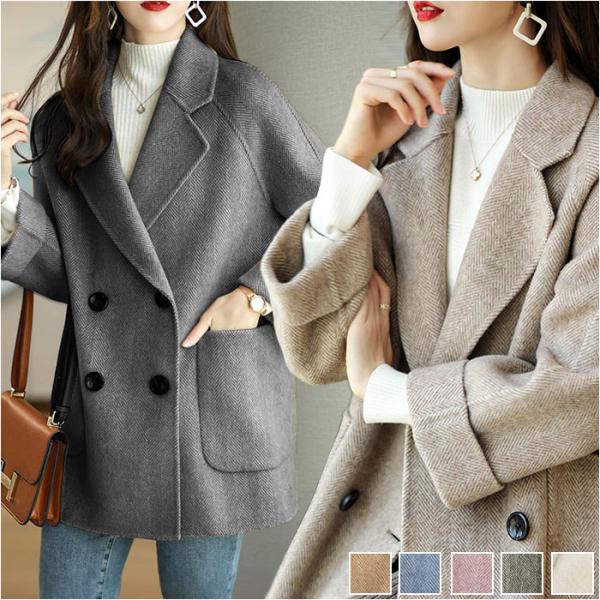 ショートコート レディース 通販 アウター コート ジャケット ショートコート ショート丈 暖かい ...