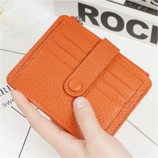 本革 通販本革 カードケース 財布 牛革 ミニ コインケース カード入れ 財布 ミニ財布 超薄型 ス...