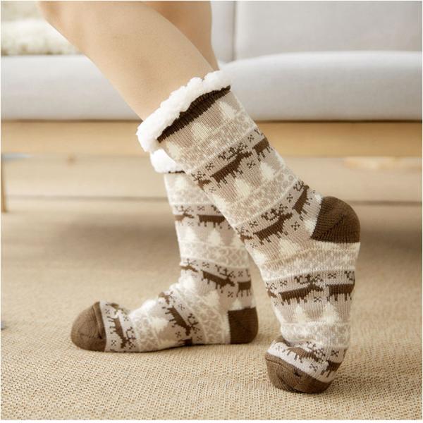 あったか ソックス 通販 かわいい ルームソックス くつ下 靴下 厚い 暖かい 温かい ロング 冷え...