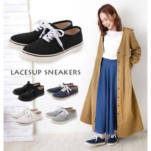 スニーカー レディース おしゃれ 好評 シンプル 無地 白 黒 運動靴 ローカット ぺたんこ 通学 通勤 カジュアル コットンスニーカー 紐靴 スニーカー