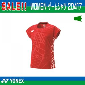 【アウトレットウェア】50%off YONEX ヨネックス WOMEN ゲームシャツ 20417｜bad-leaders