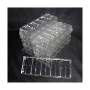 チップラック（１００枚収納・アクリル製）１０個セット