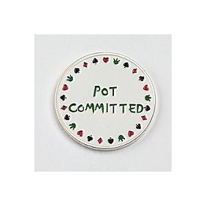 カードプロテクター「Pot Committed」-ポーカープレイヤー用