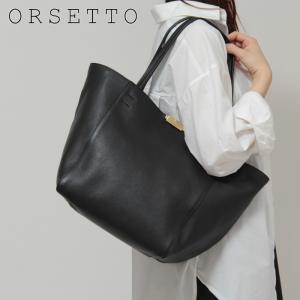 オルセット バッグ orsetto トートバッグ liena 本革 A4 肩がけ レディース 01-120-01｜bag-danjo