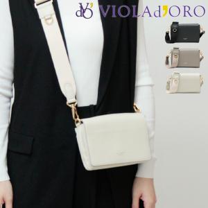 ヴィオラドーロ バッグ VIOLAd'ORO ショルダーバッグ ADRIA アドリア 斜めがけ 本革 型押し シュリンクレザー レディース v-1485｜bag-danjo