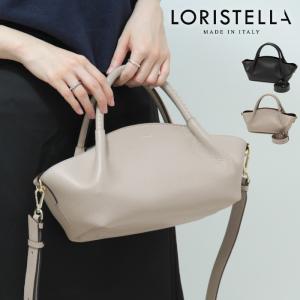 ロリステッラ バッグ LORISTELLA トートバッグ ハンドバッグ 横長バッグ 2way 肩がけ 斜めがけ 本革 レディース 2853｜bag-danjo