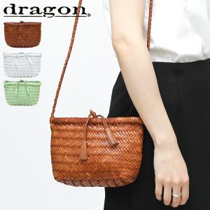 【正規品】ドラゴン バッグ dragon diffusion レザー メッシュバッグ 本革 ポシェット ショルダーバッグ 8938 キャメル ●｜bag-danjo