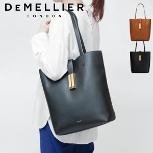 正規品 DEMELLIER バッグ デメリエー トートバッグ 縦型 本革 A4 縦入れ ブラック 黒 ブラウン レディース The Vancouver Tote D99｜bag-danjo