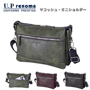 ショルダーバッグ サコッシュ 小さめ ショルダー メンズ レディース 横型 ブランド U.Prenoma ユーピーレノマ 20116 人気 軽量 斜め掛け おしゃれ