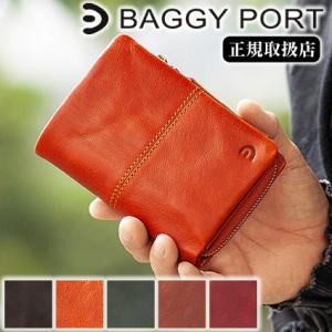 バギーポート 折財布 二つ折り財布 BAGGY PORT 牛革 メンズ ウォレット ブリタニア 折財...