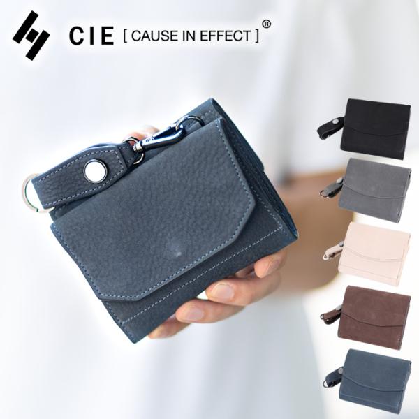 【CIE限定特典付き】 CIE シー 財布 二つ折り財布 メンズ レディース 折財布 ミドル財布 M...