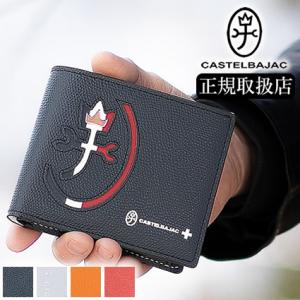 カステルバジャック 二つ折り財布 折財布 メンズ レディース 牛革 バジャック カルネ CARNET...